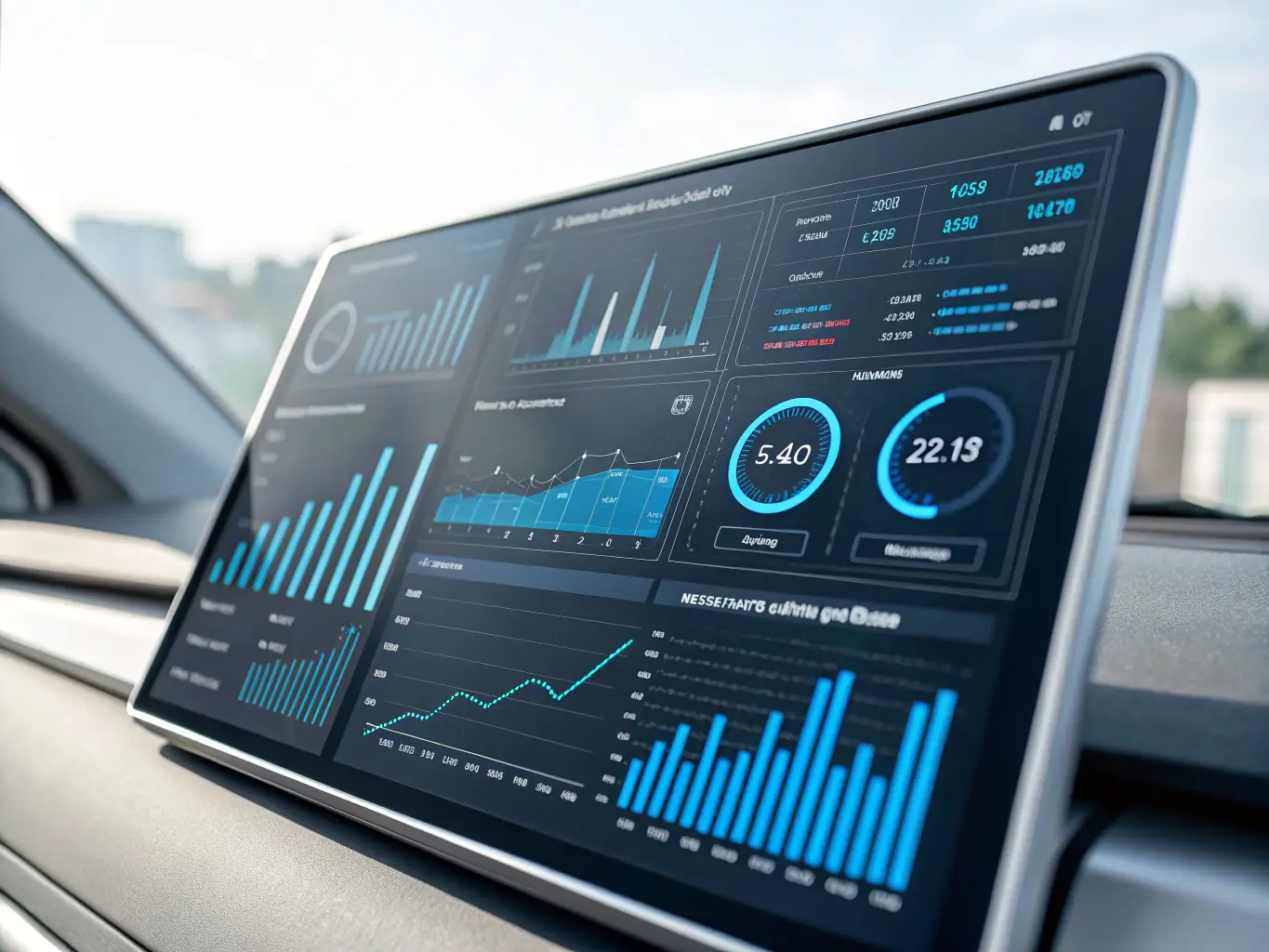 A dashboard interface displaying key inventory metrics and analytics, showcasing improved data visibility and informed decision-making.