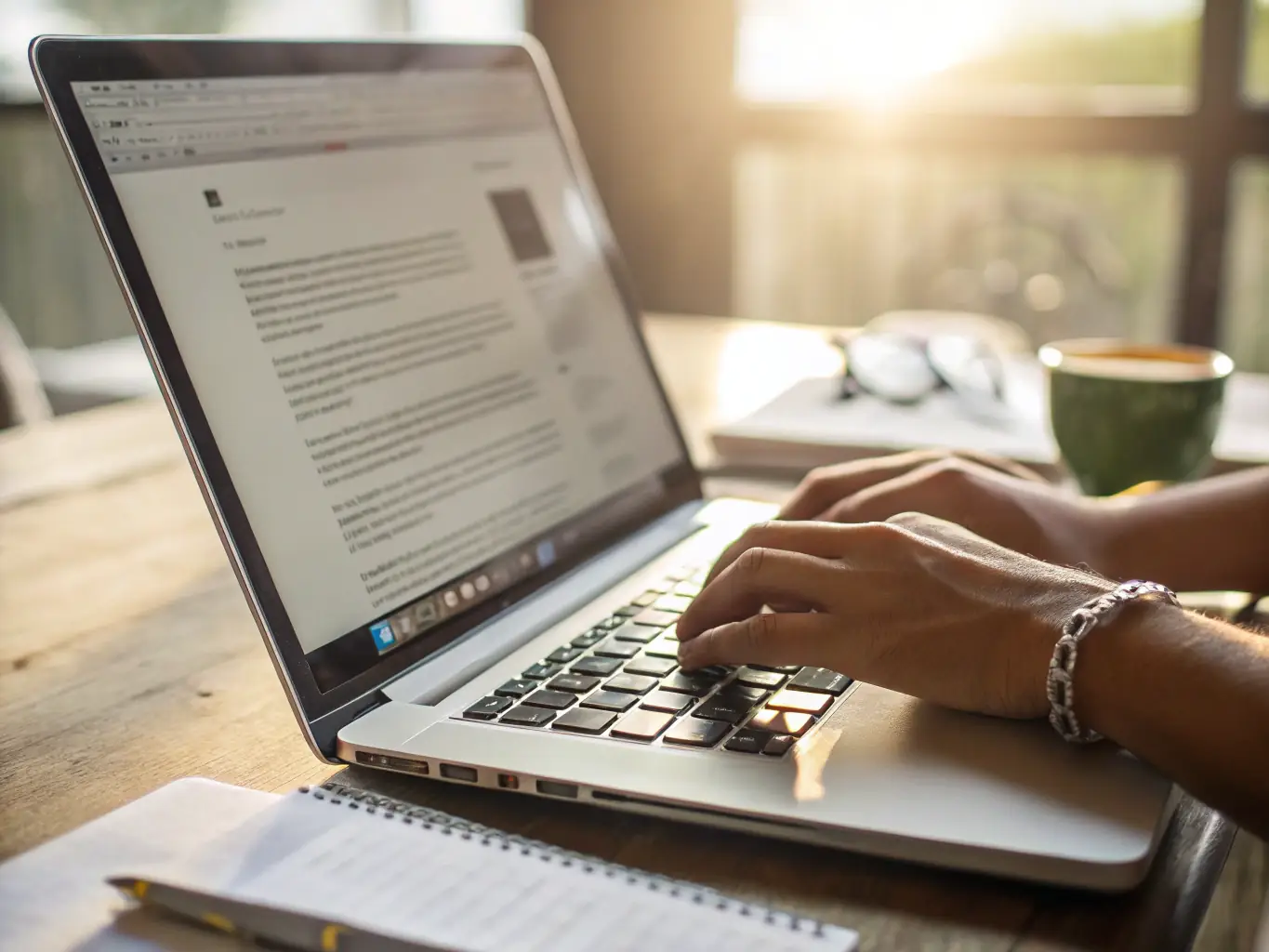 A close-up shot of a hand hovering over a keyboard, about to press the 'Enter' key, symbolizing the transition from manual input to automated processes in ERP systems.